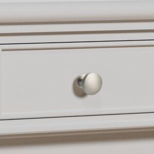 30 Pack Brushed Satin Nickel Cabinet Knobs Single Hole Dresser Pulls Silver NEW